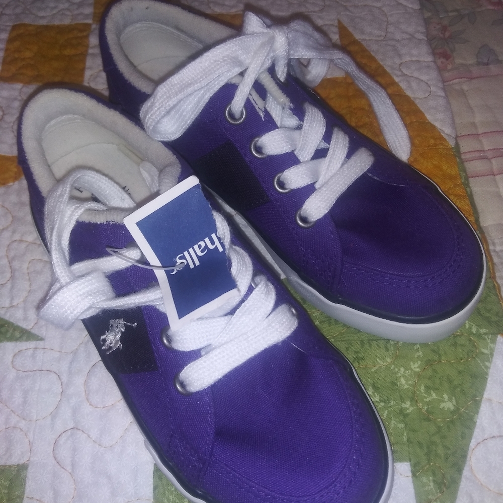 NWT girls size 11.5 ralph lauren sneakers